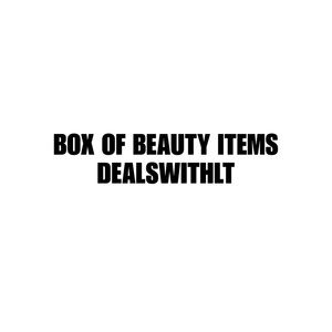 Box of new beauty items reserved for LT.